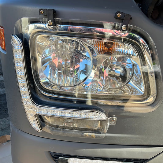 LED Plastic headlight cover MP2/MP3 L/H